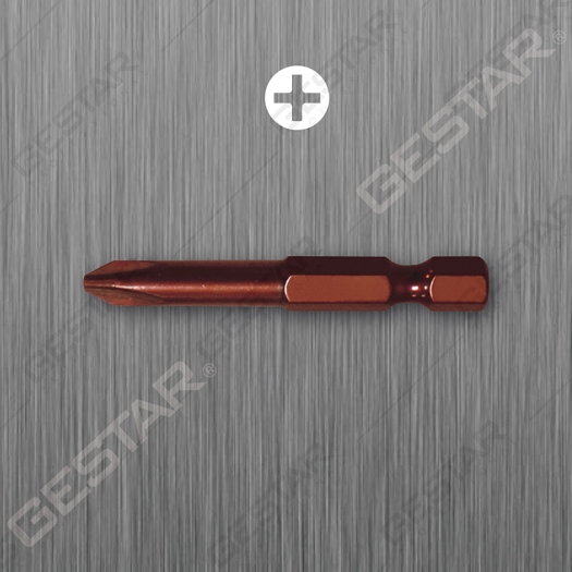 Round Shank Power Bit - 1/4" Hex x 50mmL