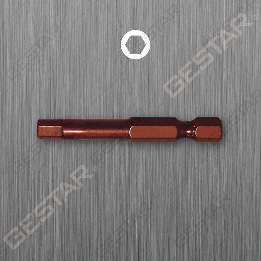Round Shank Power Bit - 1/4" Hex x 50mmL