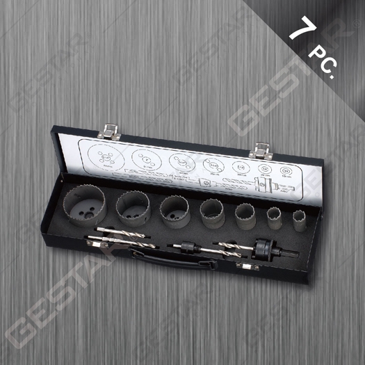 7 Pc. Hole Saw Set