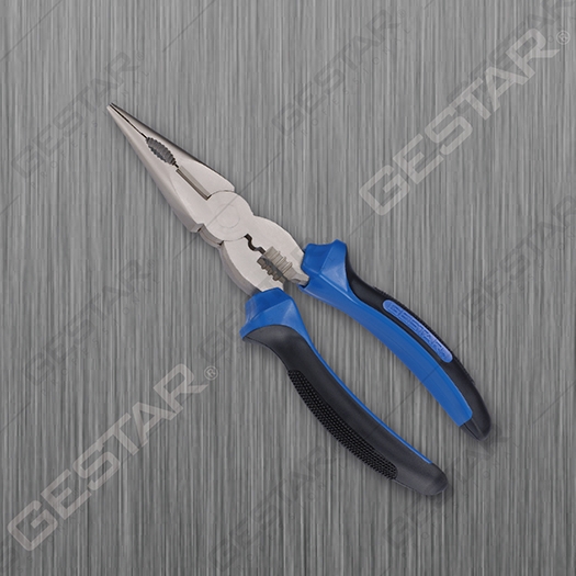 Kìm Nhọn Xanh Đen 8-1/2" Bấm Cos, Tuốc Dây Điện