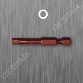 Round Shank Power Bit - 1/4" Hex x 50mmL