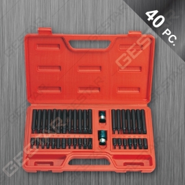40 Pc. Impact Driver Bit Set