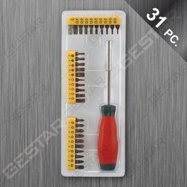 31 Pc. Screwdriver Bit Set