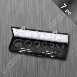 7 Pc. Hole Saw Set